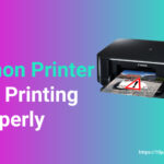 Canon printer not printing properly