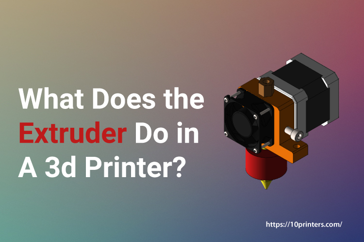 What Does the Extruder Do in A 3d Printer?